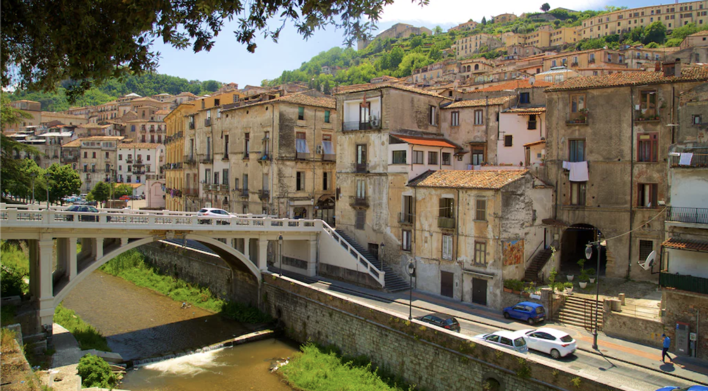 Cosenza Bridge and Historic Buildings